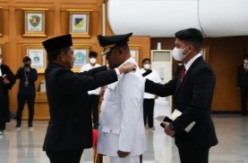 Mendagri Tito Lantik Penjabat Bupati Jayapura Triwarno