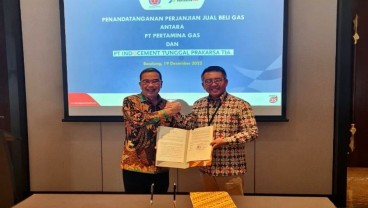 Pertagas Akan Pasok 9.000 MMBTUD Gas Bumi untuk Indocement (INTP)