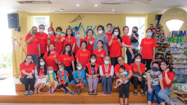 Jelang Perayaan Nataru, Yayasan Kasih Anak Kanker Indonesia Terima Bansos
