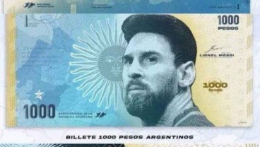 Foto Messi Bakal Ada di Mata Uang Kertas Argentina