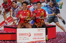 Terus Raih Penghargaan, Fajar/Rian Duduki Peringkat 1 Dunia jelang Indonesia Masters 2023
