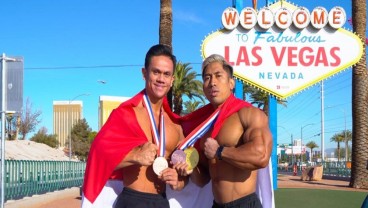 Atlet Binaraga Evolene Sabet Gelar di Amateur Olympia Las Vegas