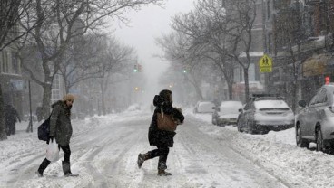 Amerika Utara & Kanada Kena Bomb Cyclone, Suhu Minus 45 Derajat Celcius
