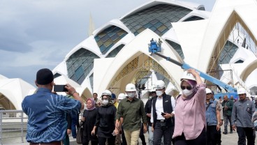 Mengintip Persiapan Peresmian Masjid Raya Al Jabbar