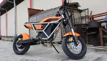 Bralink EV1 Motor Listrik Buatan Purbaligga, Sekali Isi Daya Bisa Tempuh 40 Km