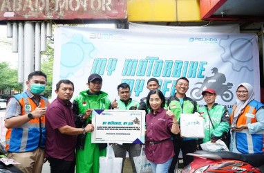 Pelindo Fasilitasi Servis Gratis 100 Pengemudi Ojol di Makassar