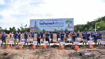 Libatkan Karyawan Dukung Community Forest, Pupuk Kaltim Target Tanam 12.000 Pohon di Area Perusahaan
