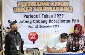 Bank Jateng Cabang Koordinator Pati Serahkan Hadiah Undian Tabungan Bima Periode I Tahun 2022