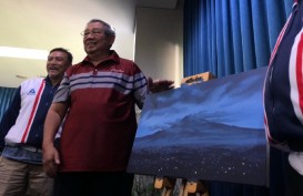 Bertandang ke Cirebon, SBY Pamerkan Lukisan Gunung Ciremai