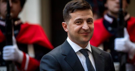 Presiden Ukraina Volodymyr Zelensky memiliki zodiak Aquarius