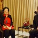 HUT ke-50 PDIP, Megawati Didampingi Prananda Prabowo
