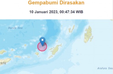 Warga Tanimbar Digegerkan dengan Munculnya Pulau Baru Setelah Maluku Digunjang Gempa M 7,5