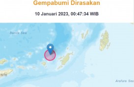 Warga Tanimbar Digegerkan dengan Munculnya Pulau Baru Setelah Maluku Digunjang Gempa M 7,5