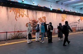 Mural 3 D di Terowongan Kendal, Terinspirasi Serial…