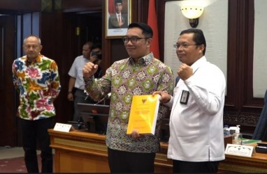 BPK Sampaikan Hasil Pemeriksaaan Anggaran Infrastruktur dan Belanja Modal ke Ridwan Kamil