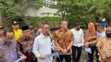 Kendalikan Banjir Jakarta, Heru Budi Tinjau Kali Pesanggrahan