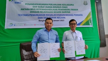 Menunggak Iuran BPJamsostek Rp286,34 Juta, 12 Perusahaan Dilaporkan ke Kejari Kampar