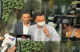Hercules Marahi Wartawan Usai Diperiksa KPK