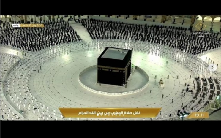 Komnas Haji dan Umrah Sebut Penaikan Ongkos Haji Tak Bisa Dihindari. Ilustrasi Ibadah Haji 2021 - Instagram: Haramain Info