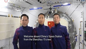 Kala 3 Astronot China Ucapkan Selamat Imlek dari Luar Angkasa, Ini Videonya