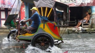 Banjir Rob di Medan Berpotensi Terjadi sampai 26 Januari