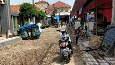 Dampak Revitalisasi, Warga di Sekitar Pasar Ciasem Subang Protes Kehilangan Jalan Desa