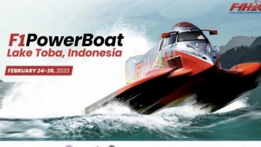 Wow, Sirkuit F1 Powerboat di Danau Toba Disebut Terunik di Dunia