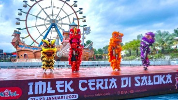 Meriahnya Rangkaian Acara Imlek di Saloka Theme Park