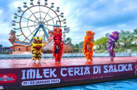 Meriahnya Rangkaian Acara Imlek di Saloka Theme Park