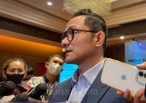 Kepala BPKH Fadlul Imansyah usai acara Media Gathering âBiaya Haji 2023 Naik?â di Jakarta, Selasa (24/1/2023)./Bisnis - Rika A.