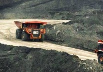Operasional tambang batu bara kelompok usaha Bumi Resources./bumiresources.com