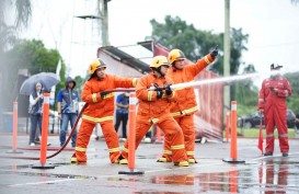 Latih Kesigapan Karyawan Tangani Kebakaran, Pupuk Kaltim Gelar Fire and Rescue Competition