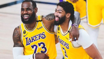 Duet LeBron James-Davis Bawa Lakers Menang Atas Knicks Dalam Lanjutan NBA