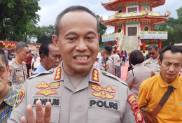 Polrestabes Palembang Tinjau Persiapan Cap Go Meh di Pulau Kemaro