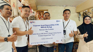 BRI Life Berbagi Kepada UMKM di Cirebon Jawa Barat