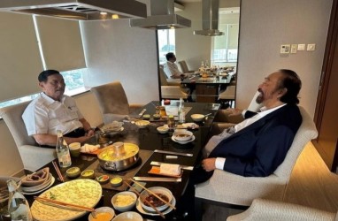Momen Akrab Luhut dan Surya Paloh Makan Bareng di Wisma Nusantara