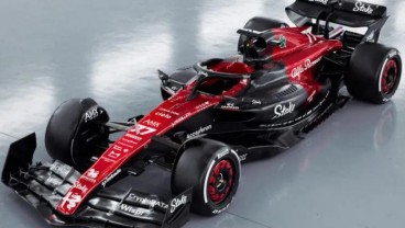 Keren! Begini Tampilan Mobil Alfa Romeo untuk.Balapan Formula 1 2023