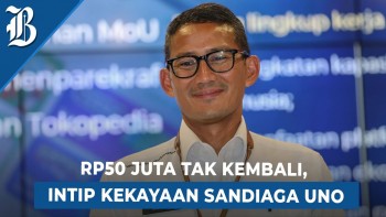 Sandiaga Uno Ikhlaskan Utang Anies Baswedan