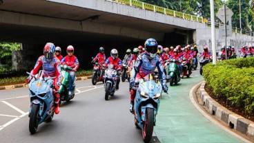 Federal Oil Digandeng Gresini Racing, Alex Marquez Keliling Jakarta