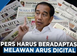 Jokowi: Dunia Pers Sedang Tidak Baik-Baik Saja