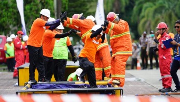 Edukasi Pentingnya K3 di Masyarakat, Pupuk Kaltim Gelar Fire and Rescue Competition Antar Kelurahan se-Bontang