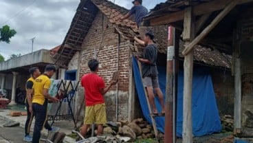 Puluhan Rumah di Madiun Rusak Dampak Puting Beliung