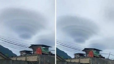 Fenomena Awan Mirip UFO di Jayapura, Ini Kata BMKG