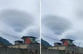 Fenomena Awan Mirip UFO di Jayapura, Ini Kata BMKG