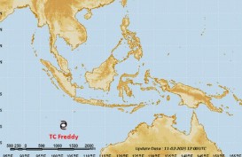 Siklon Tropis Freddy Dekat Banten, Risiko Gelombang Tinggi Hingga 6 Meter