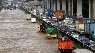 Banjir Bekasi Rendam 130 Rumah Warga, Ketinggian 80 Sentimeter