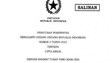 Alasan DPR Tak Mungkin Tolak Perppu Cipta Kerja Jokowi