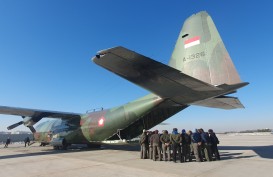 Turki Gunakan Pesawat Hercules TNI AU Angkut Logistik ke Lokasi Terdampak Gempa