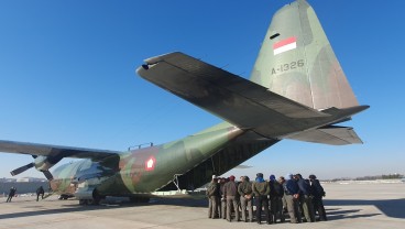 Turki Gunakan Pesawat Hercules TNI AU Angkut Logistik ke Lokasi Terdampak Gempa