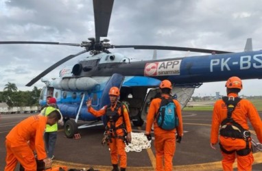 Tim SAR Sampai ke Lokasi Helikopter Kapolda Jambi